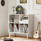 LELELINKY Large Record Player Stand, Turntable Stand - Image 5