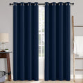 MIULEE 100% Blackout Linen Curtains by MIULEE