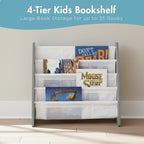 Humble Crew Kids Bookshelf, 4-Tier Front-Facing Book Display Organizer - Image 4
