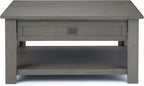 SIMPLIHOME Monroe Square Coffee Table - Image 5