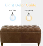 Homepop Home Decor | Button Tufted Storage Bench | Ottoman Bench - Image 12
