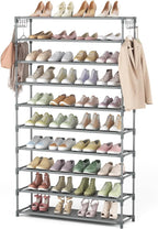 LANTEFUL 10 Tiers Shoe Rack 50 Pairs Large Capacity Tall Shoe Organizer Sturdy by LANTEFULforTidyingHouse