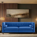 Dreamsir 78'' W Velvet Sofa, Mid-Century Modern Love Seats Sofa Furniture by Dreamsir