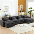 Oprisen 154" Modular Sectional Sofa, Comfy Cloud Couch Sectional Sofa by Oprisen