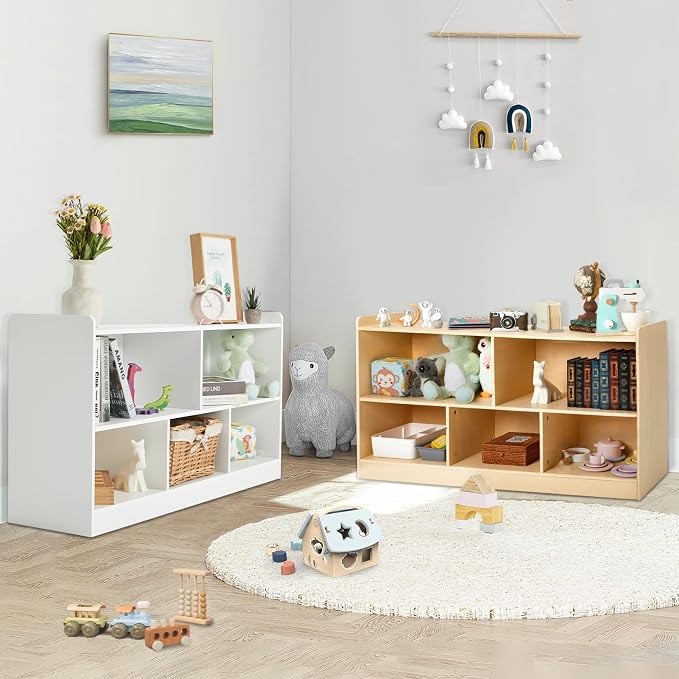 Montessori Shelf, Wooden Toy Storage Organizer - Image 7