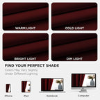 Joydeco Blackout Curtains for Bedroom 45 Inch Drapes 2 Panels Burgundy | - Image 6
