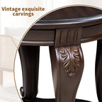 LKTART 22" Victorian Vintage Round End Table - Image 7
