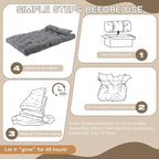 Folding Sofa Bed, Convertible Sleeper Chair - Image 8