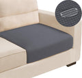 Water Repellent Single Seat Cushion Cover, Stretch Separete Backrest Cover by TOPYUMH