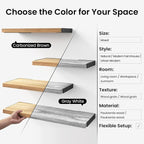 BAYKA Wall Shelves for Bedroom Decor, Floating Shelves for Living Room Kitchen - Image 6