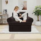 Waterproof Chair Cover with Arms 2-Piece Set Striped Slipcover - Image 2