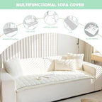ZQFFB Couch Cover for Dogs Washable Non-Slip Pet Friendly Sofa Protector | - Image 3