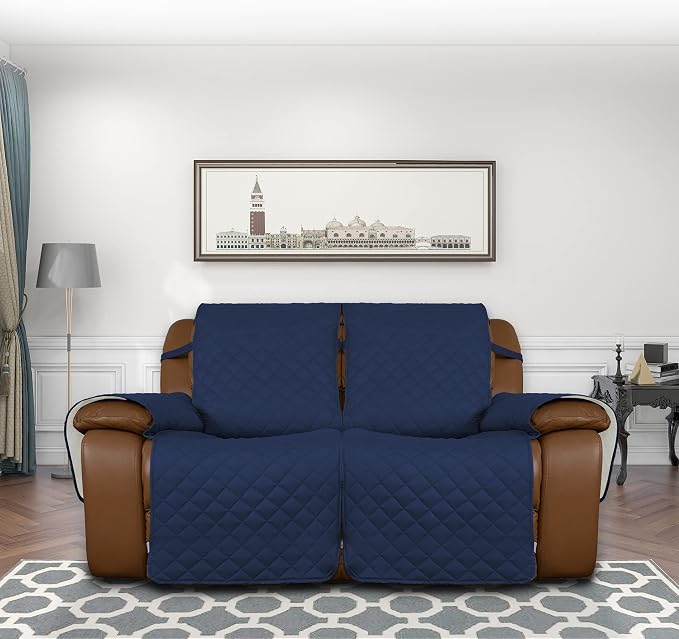 Easy-Going Oversized Loveseat Recliner Cover, Reversible Couch Cover - Image 2