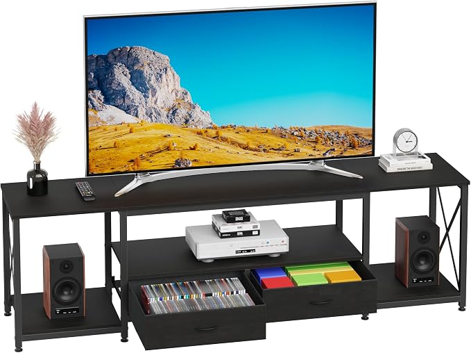 GYIIYUO TV Stand with Fabric Drawers - Image 9