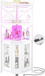 Aheaplus Corner Bar Cabinet by Aheaplus