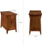 Leick Home 10032-RS Mission Cabinet End Table, Made - Image 3