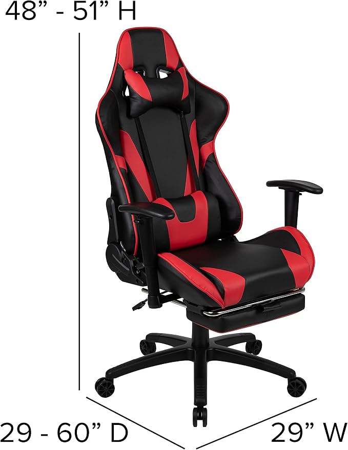 Flash Furniture X30 Gaming Chair Racing Office Ergonomic Computer Chair - Image 3