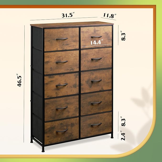 WLIVE Tall Dresser for Bedroom - Image 3