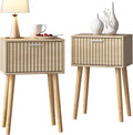 LAATOOREE Nightstands Set of 2, Small Side Table, Bedside Table by LAATOOREE