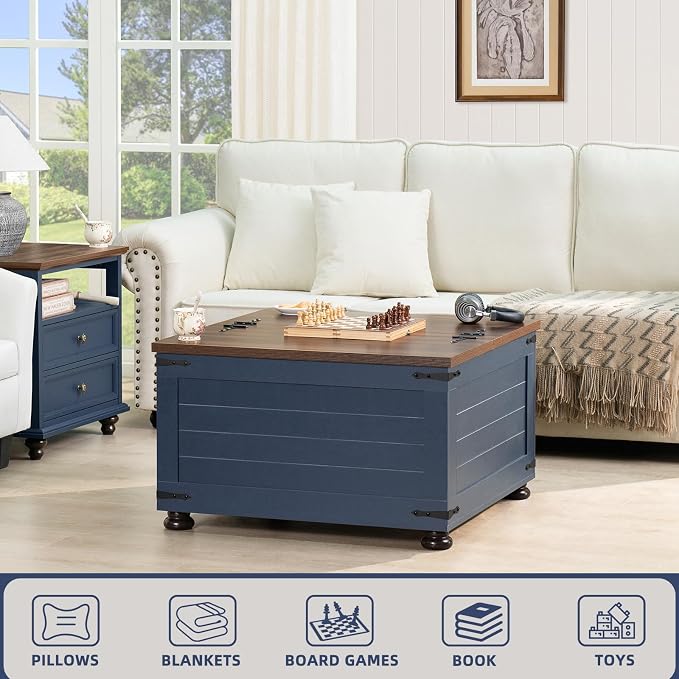 Joaxswe Farmhouse Coffee Table - Image 6