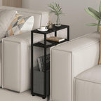 Leomonio Narrow Side Table, Slim End Tables - Image 4