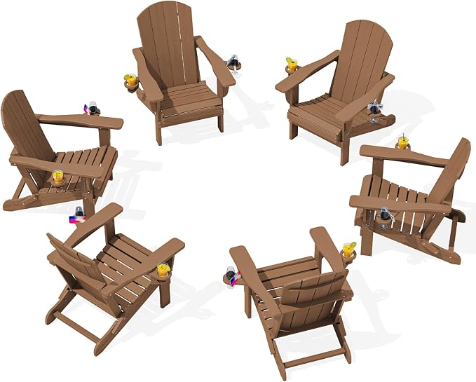 SERWALL Adirondack Chair with Cup Holders by SERWALL