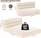 JUIKURY Folding Sofa Bed, Convertible Sleeper Chair - Image 2