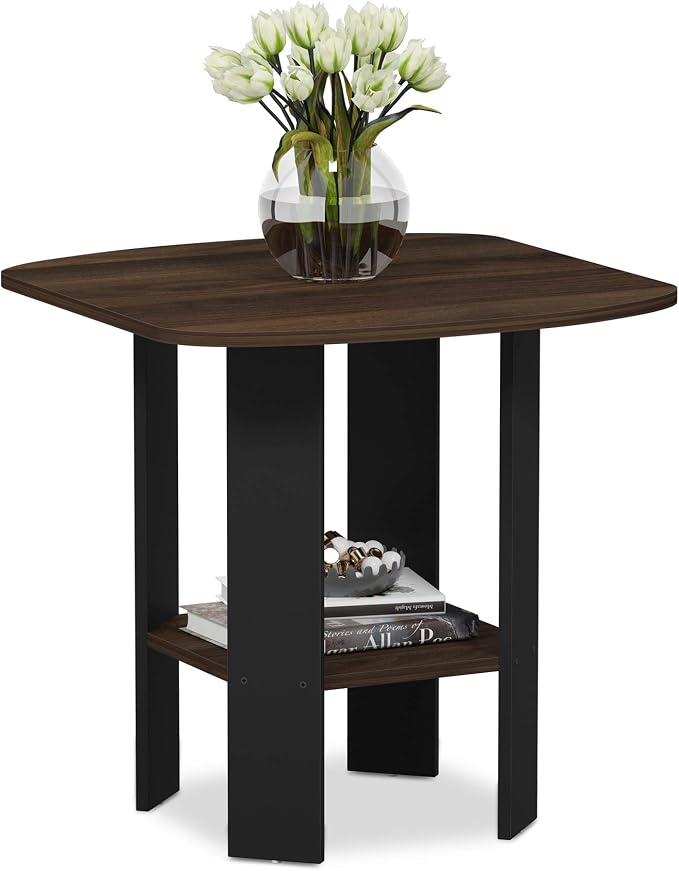 Furinno Simple Design Side Table Set of 2, 2-Tier Modern End Table - Image 5