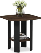 Furinno SIMPLE DESIGN Side Table, 2-Tier Modern End Table by Furinno-FitsYourSpaceFitsYourBudget