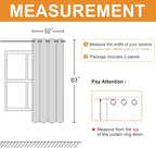 Blackout Curtains for Bedroom, 52 x 63 Inches Length Mustard Yellow | Thermal - Image 7