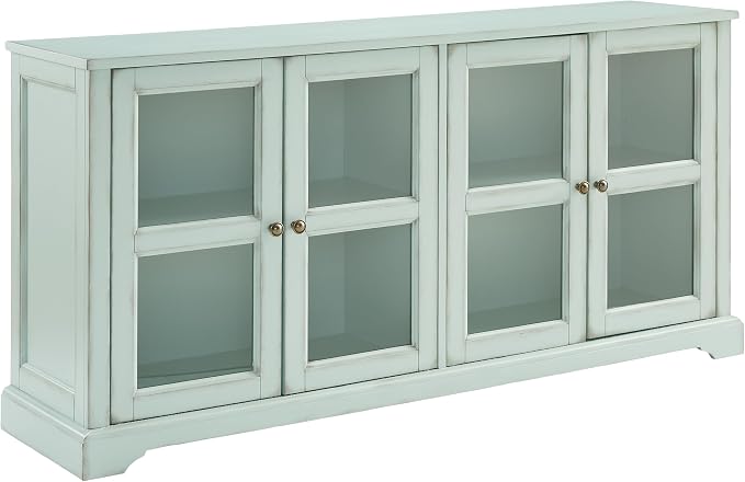 Crosley Furniture Holbrook Traditional Glass Door Sideboard Buffet Cabinet by CrosleyFurniture