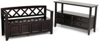 SIMPLIHOME Amherst Entryway Storage Bench - Image 13