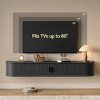 71" Floating TV Stand with Power Outlet - Image 3