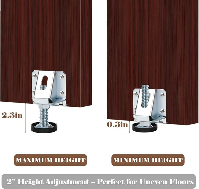 Heavy Duty Leveling Feet, 4 Pack Adjustable Furniture Levelers - Image 5