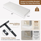 fuqing Floating Shelves for Wall, Wall Mounted Wood Floating Shelf - Image 2