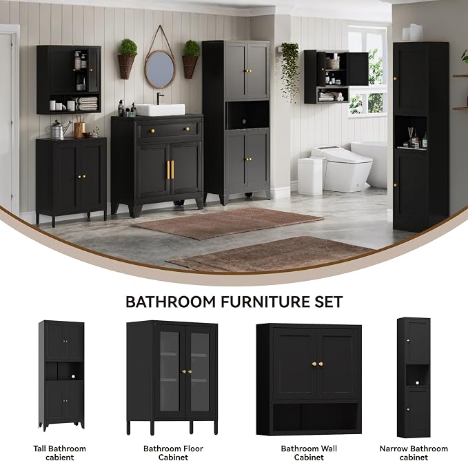 YAUWOH 69" Tall Metal Pantry Cabinet - Image 8