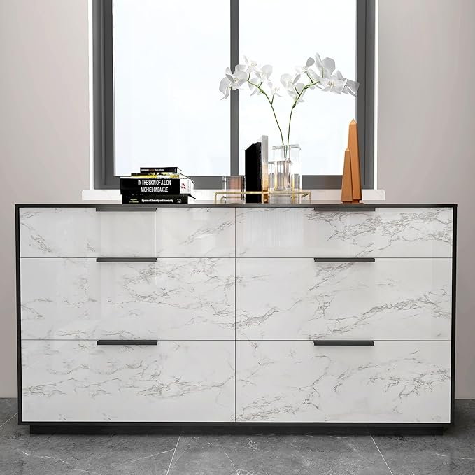 practicalWs Marble Contact Paper Peel and Stick, 15.7inch×118.1inch White Gray - Image 5