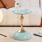 2-Pack Light Green Sleek Hourglass Side Table - Image 6
