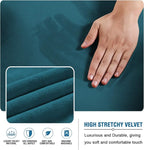 H.VERSAILTEX Real Velvet Futon Cover Armless Sofa Covers Sofa Bed Covers - Image 3