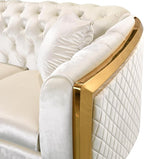 WinJoy 82.3 Inch Velvet Sofa Set - Image 7