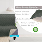 U-NICE HOME Futon Sofa Covers 68''Armless Couch Cover, Pet Friendly, Elastic - Image 3