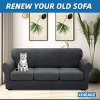 XINEAGE 2026 New 4 Pieces Extra Large Couch Covers - Image 4