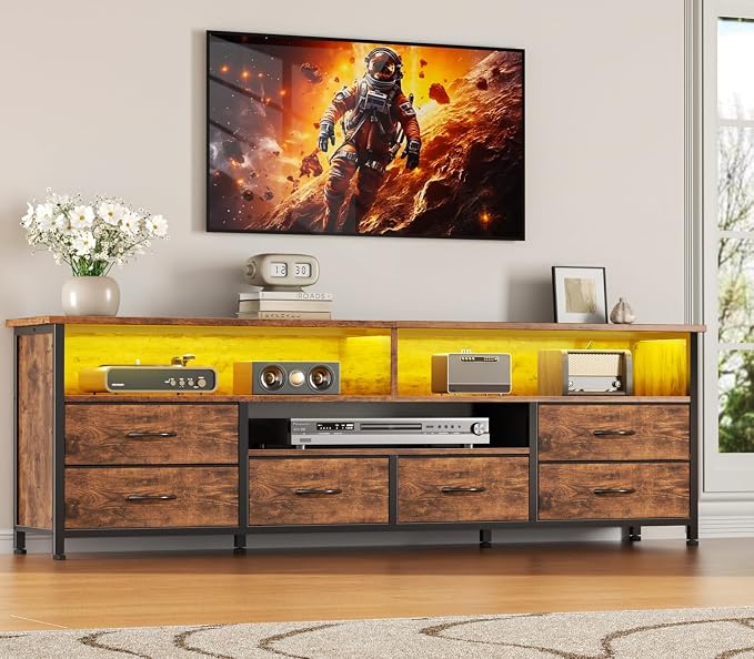 Furologee 63 Inch Entertainment Center, TV Stand - Image 7