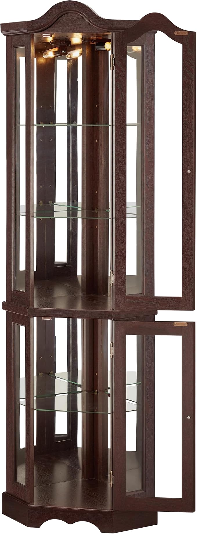 Glass Corner Display Cabinet - Image 8