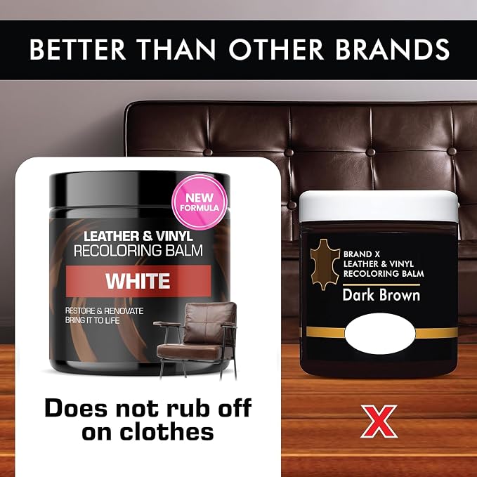 FORTIVO Leather Recoloring Balm, Leather Repair Kit - Image 6
