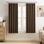 Summer Heat Blackout Curtains 72 Inches Long 6 Ft Length, Thermal Insulated by KEQIAOSUOCAI