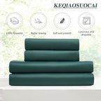 Dark Green Pinch Pleated Blackout Curtains - Image 5