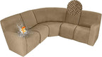 ALIECOM 100% Waterproof Recliner Sectional Couch Covers L Shape Stretch Corner by ALIECOM