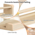 upsimples 2 Pack Nursery Book Shelves, 23.6 Inch Floating Bookshelves - Image 4