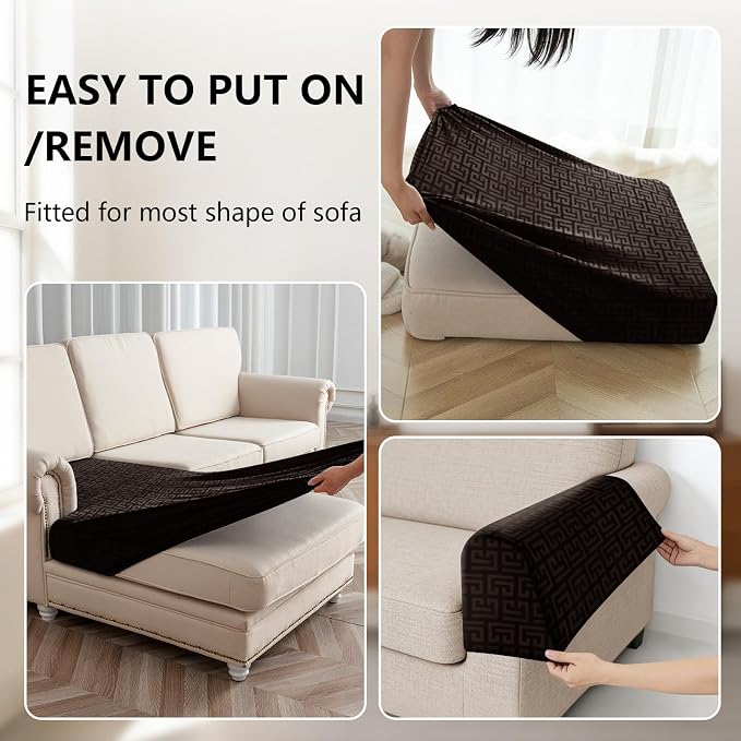 UNBBRRL Stretch Couch Backrest Cushion Cover - Image 4